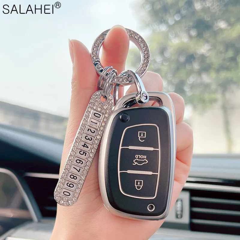 

Soft TPU Car Remote Key Case Cover Shell Fob For Hyundai IX35 IX25 i30 i20 i40 Avante Mistra Elantra Santa Fe Tucson Accessories