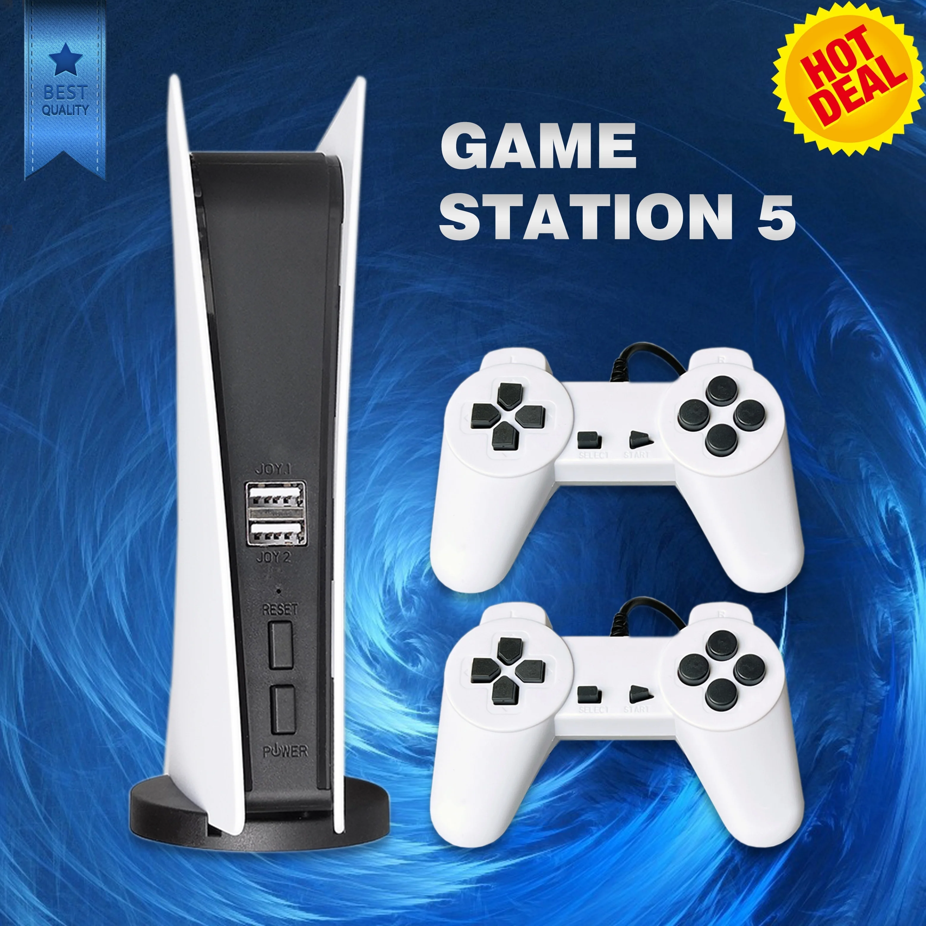 

8-bit USB Dual Plug&Play AV Output TV Video Game Station Console (Support A Variety Of Nostalgic Classics Retro Games)