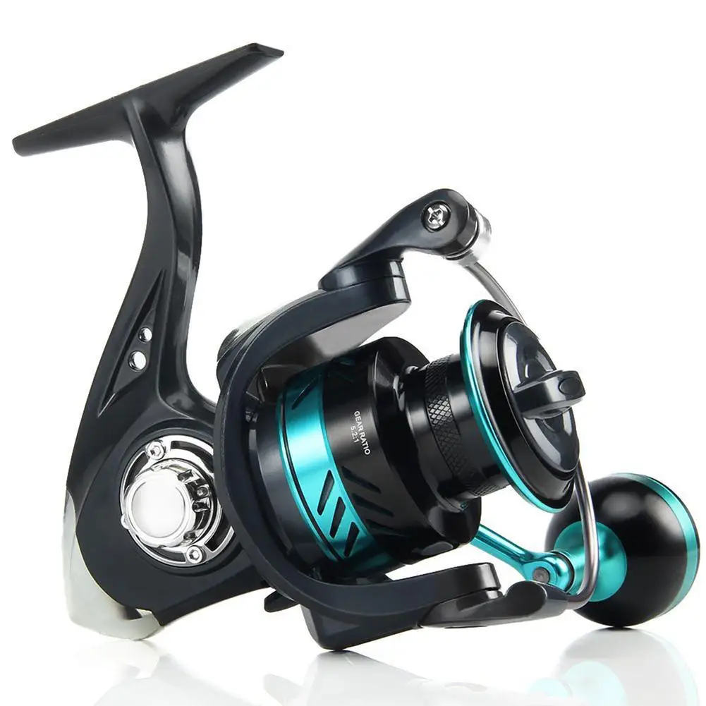 

All Metal Fishing Reel 5.2:1 Gear Ratio Replaceable Handle Dk 1000-7000 Series Spinning Fishing Reel Accessories