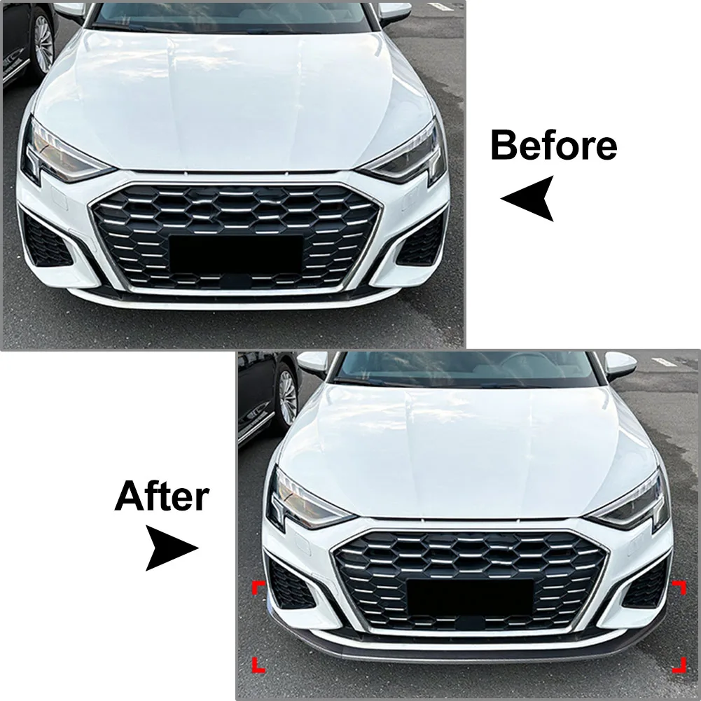 Передний бампер автомобиля сплиттер спойлер накладка на кузов для Audi A3 8Y S3 2021 2022