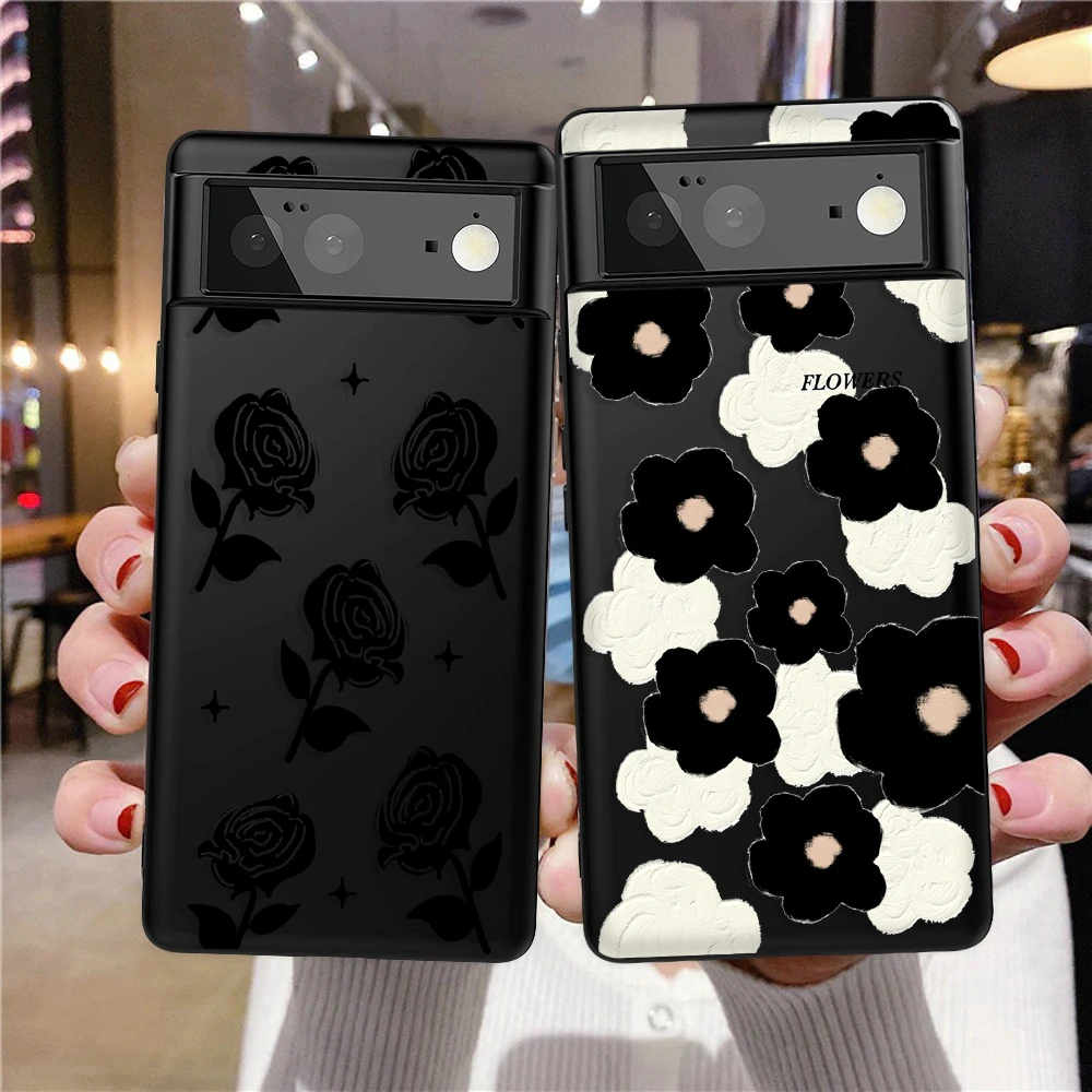 

Oil Painting Flowers Protection Shell for Google Pixel 7a 7Pro 7 6a 6 6Pro 5 5a 5G 4XL 4 2 3XL 2XL 3 3a 3aXL 4a Soft TPU Case