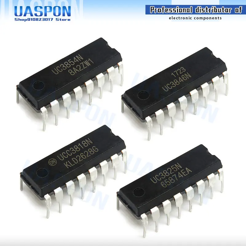 5 шт. UC3846N DIP16 UC3846 DIP 3846 DIP-16 IC UC3825N UC3825 UC3825BN UC3854N UC3854 UC3854BN UCC3818N UCC3818 UC3818N