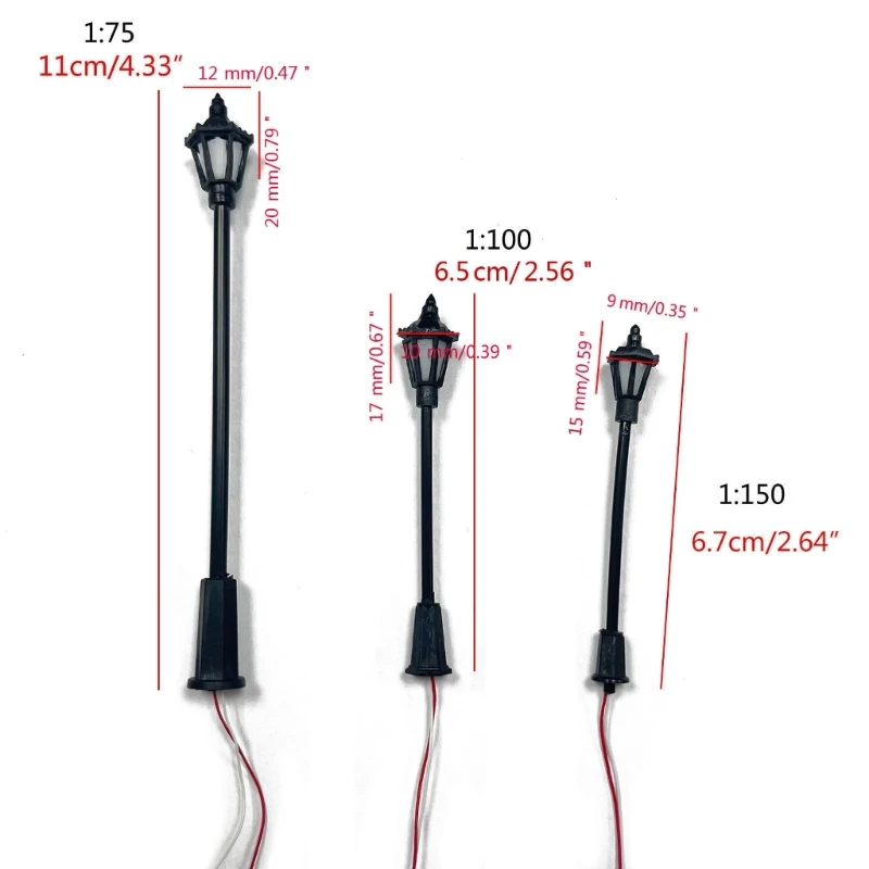 Набор из 20 моделей сказочного сада уличных фонарей теплый свет фонарь фонарный