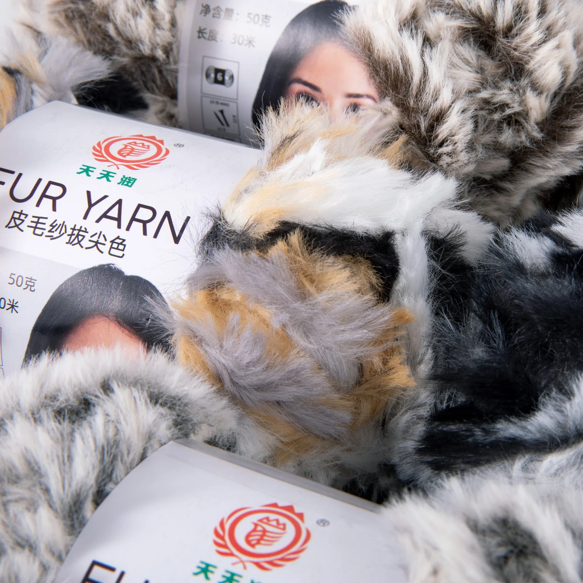 100 г 3 шт. искусственная норковая шерстяная пряжа необычная сделай сам вязание