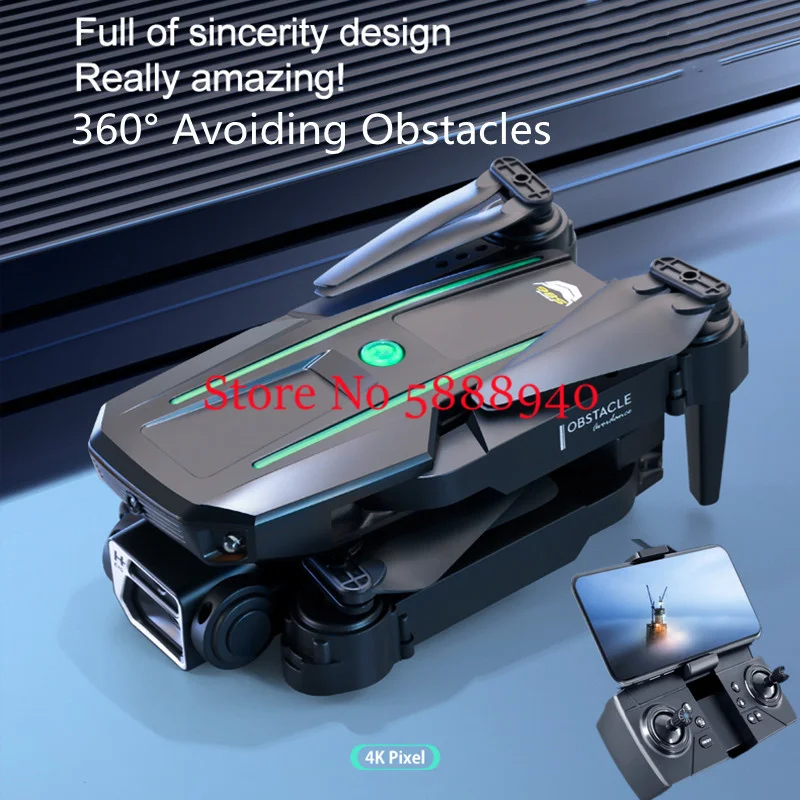 4K Profesional HD Dual Camera EIS Obstacle Avoidance RC Drone 2.4G Gravity Sensor Smart Hover WIFI FPV Remote Control Quadcopter