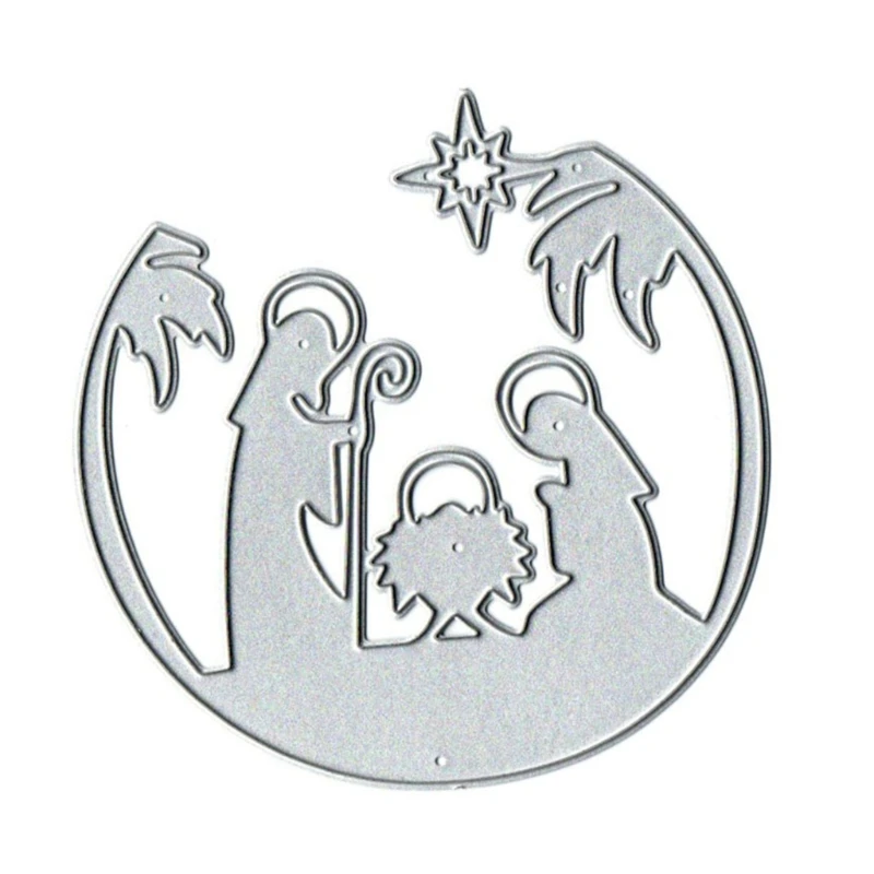 

Металлические трафареты для вырезания Рождества, трафареты для «сделай сам», скрапбукинг, декоративное тиснение, Прямая поставка