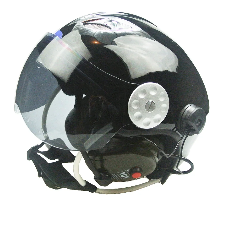

EN966 Powered Paraglider helmet noise cancelling paramotor helmet for sale PNR Aviation Helmet with Headset