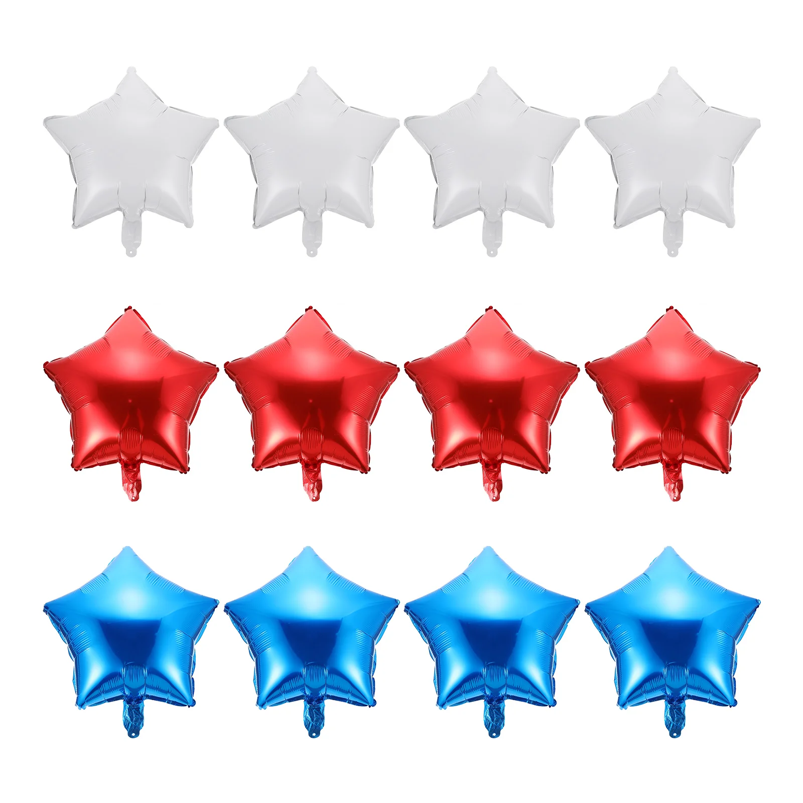 

Balloons July Of Blue Red Balloon Decorations 4Th White Star Fourth And Party Decoration Foil Independence Patriotic Day Usa