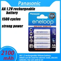 100 new panasonic eneloop original battery pro 1 2v aa 2100mah ni mh camera flashlight toy pre charged rechargeable batteries