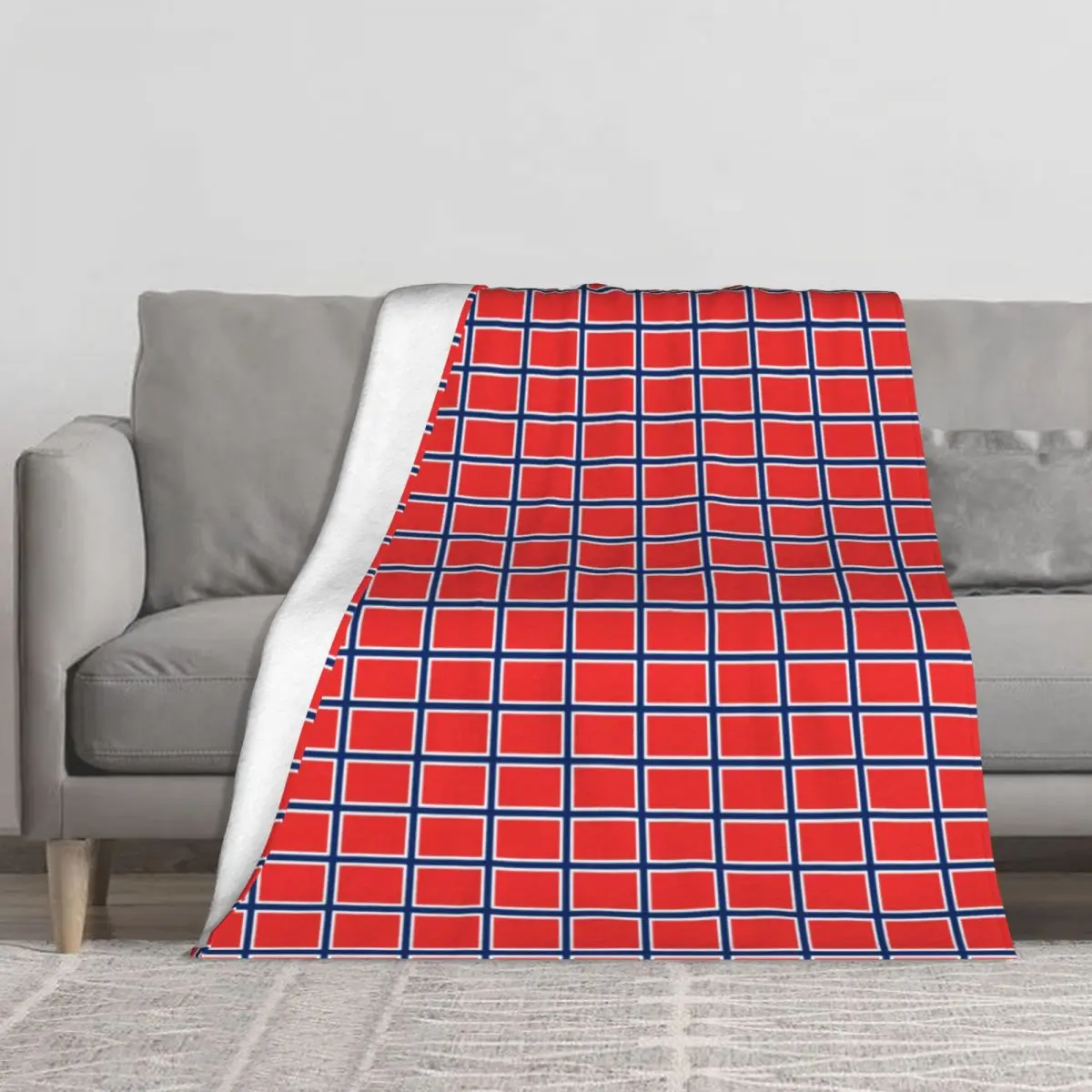 

Скандинавские линии, принт, кожа норвежской глины для кровати, удобное покрывало, кушетка, пушистые одеяла