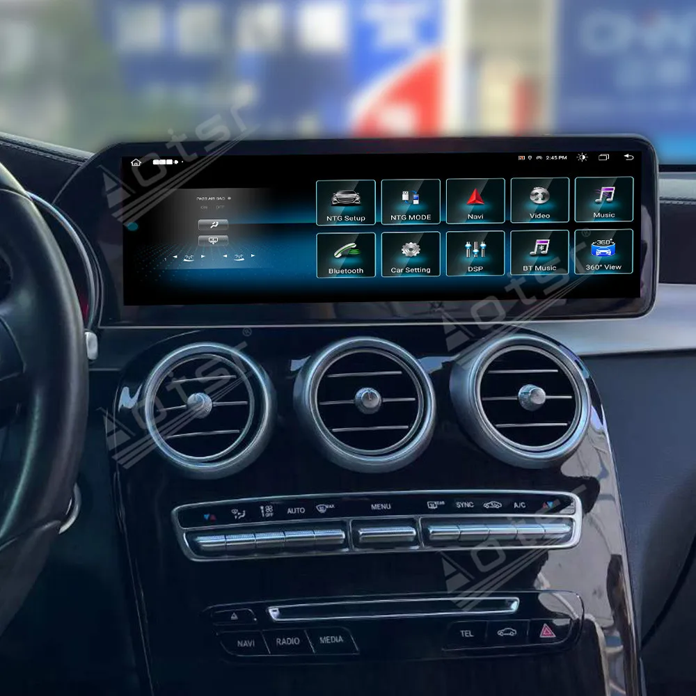 14 9 &quotAndroid длинный экран Carplay Auto для Mercedes-Benz GLC w205 автомобильный радиоприемник