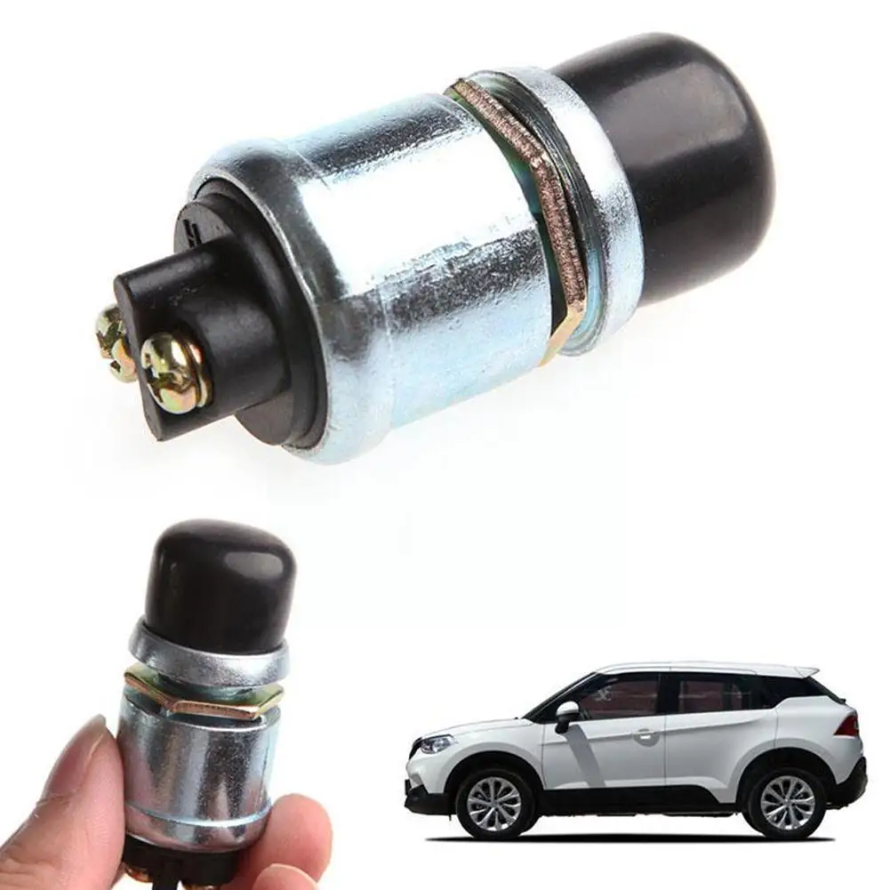 

Ignition Starter Switch 60A DC 12V 24V Truck Engine Replacement Switch Waterproof Horn Button Start Starter Car Boat Push Q8S6