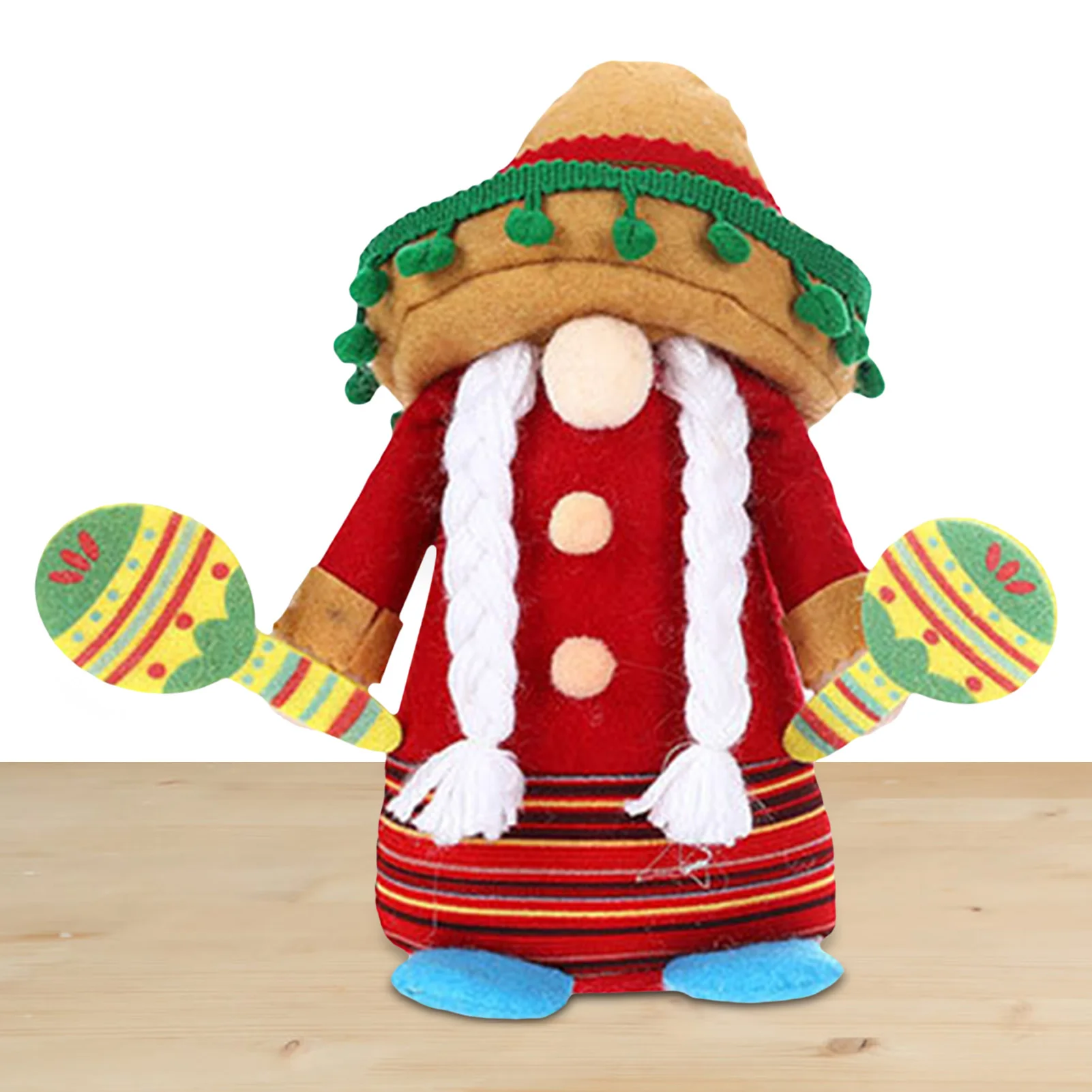 

Mexican Carnival Faceless Plush Dolls Handmade Lucky Spring Gnomes Toys Faceless Plush Doll Lucky Gnomes Decorations Ornaments