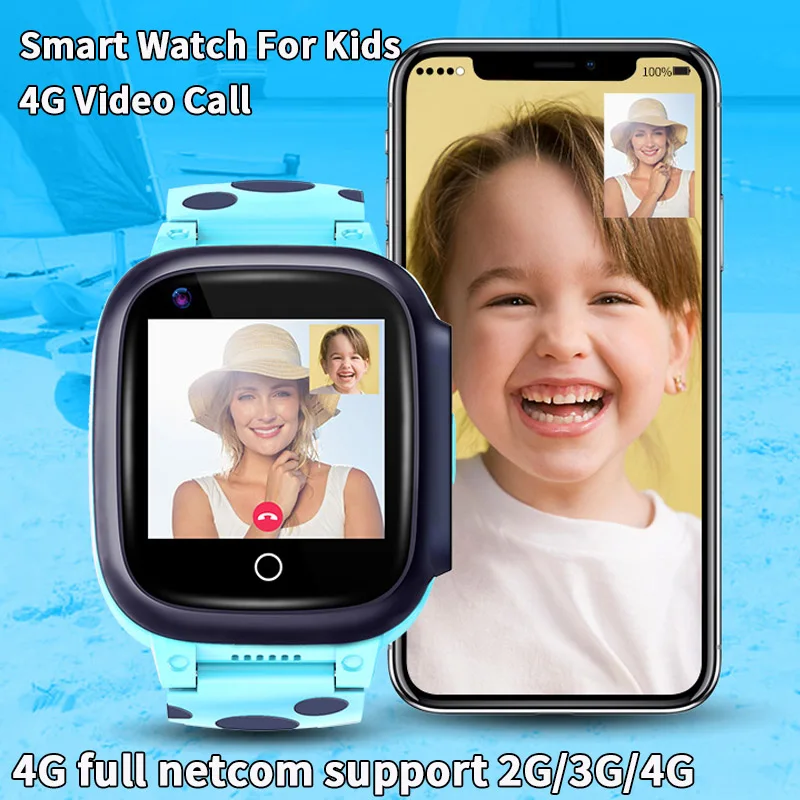 

Gps Smart Watch Kids with SIM Card 4G Camera Video Call Smartwatch SOS Waterproof Watch for Boys Girls 4-12 Years Old Gifts
