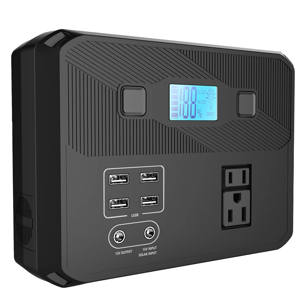 

40800 mah AC 1000W Slim Mini Portable Generator Power Station Power Bank Super Capicitor With 2 Quick Charge 3.0 2 AC output
