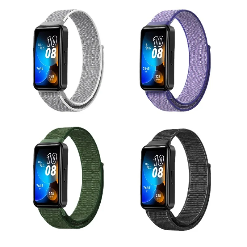 Nylon Watchband For Huawei band 8 Strap Replacement Sport Wrist For Correa HUAWEI Band 8 Bracelet Breathable Belt Accessories