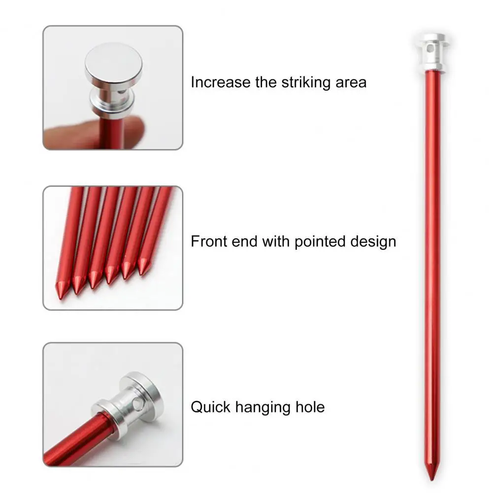 

Практичные стойки для палатки из алюминиевого сплава, аксессуары для кемпинга с длительным сроком службы, Для Путешествий, Походов