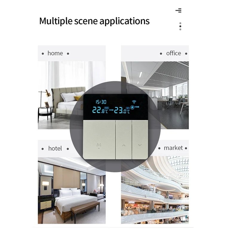 Tuya Wi-Fi термостат водяной/электрический подогрев пола водяной газовый котел умная