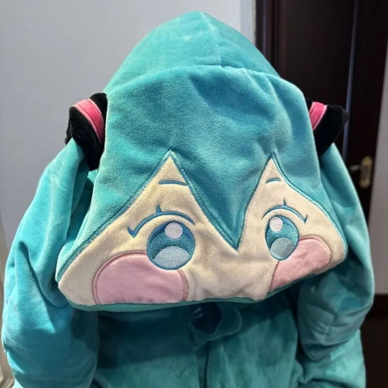 U-образная подушка с капюшоном Хацунэ Мику из мультфильма аниме дорожный самолёт