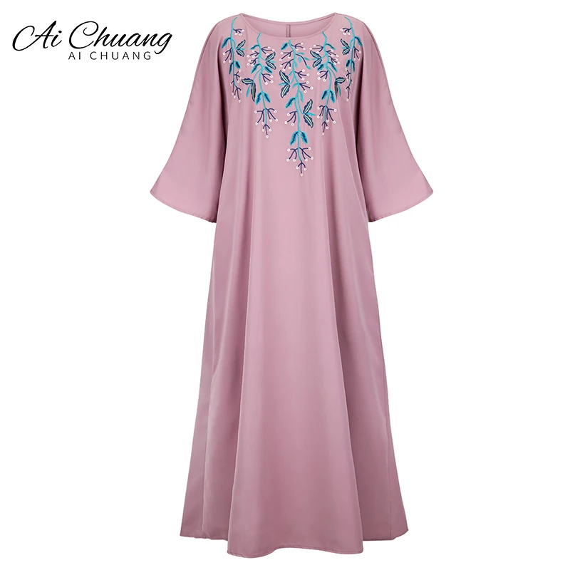 

Ramadan Abaya Dubai Arabic Turkey Islam Muslim Long Dress Kaftans African Dresses For Women Robe Longue Femme Musulmane Caftan