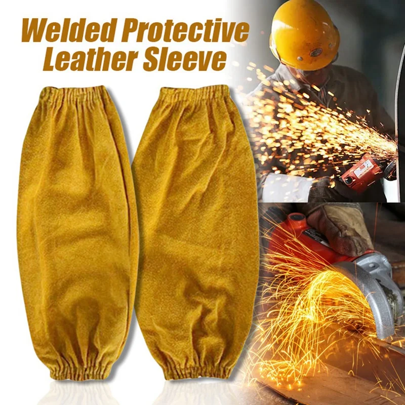 

1 Pair Of Welding Protective Arm Sleeve Welding Sleeve Apron Labor Protection Sleeve