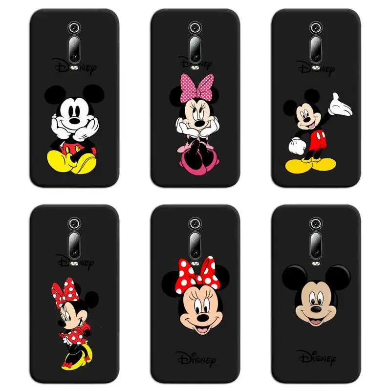 

Cute cartoon Mickey Minnie Phone Case For Redmi 9A 9 8A Note 11 10 9 8 8T Pro Max K20 K30 K40 Pro