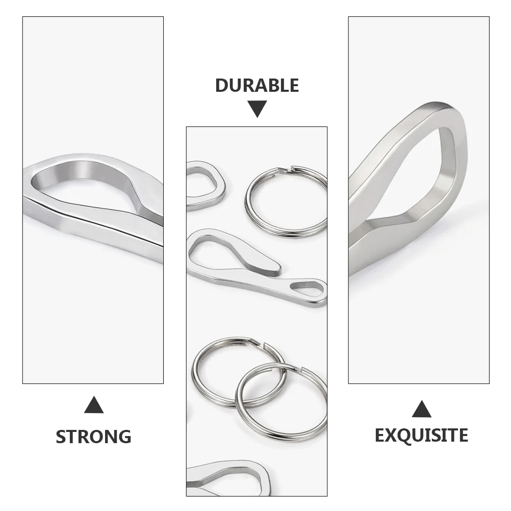 2 шт. брелок для ключей металлический зажим крючок кольца быстросъемная вешалка