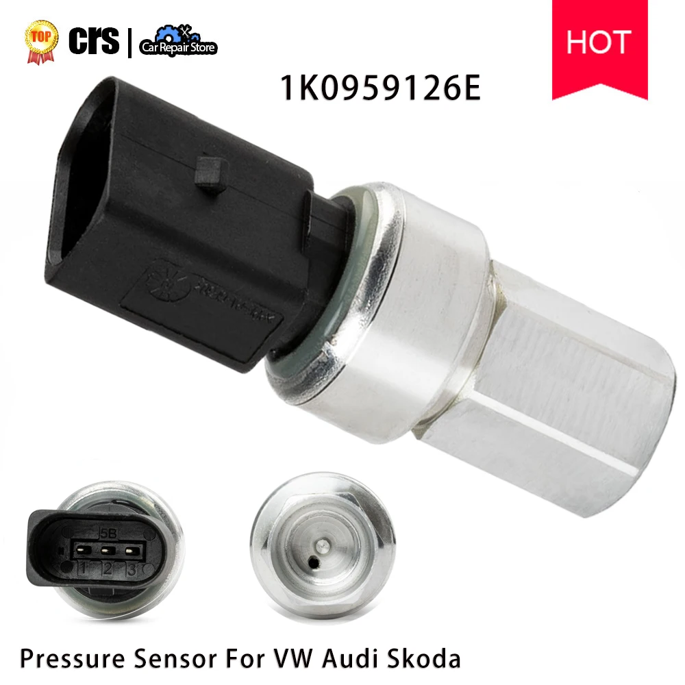 

For AUDI A1 A3 A4 A6 Q3 Q7 TT PORSCHE 911 BOXSTER CAYMAN 1K0959126E 1K0959126D AC A/C Air Conditioning Pressure Switch Sensor