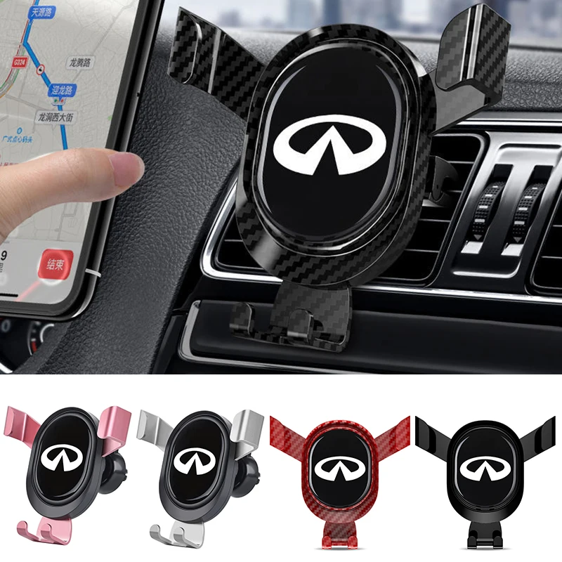 

Car Mobile Phone Stand Holder Fixing Bracket for Infiniti Q30 Q50 Q60 G20 G35 QX30 QX60 QX50 QX56 QX70 FX35 stands Accessories
