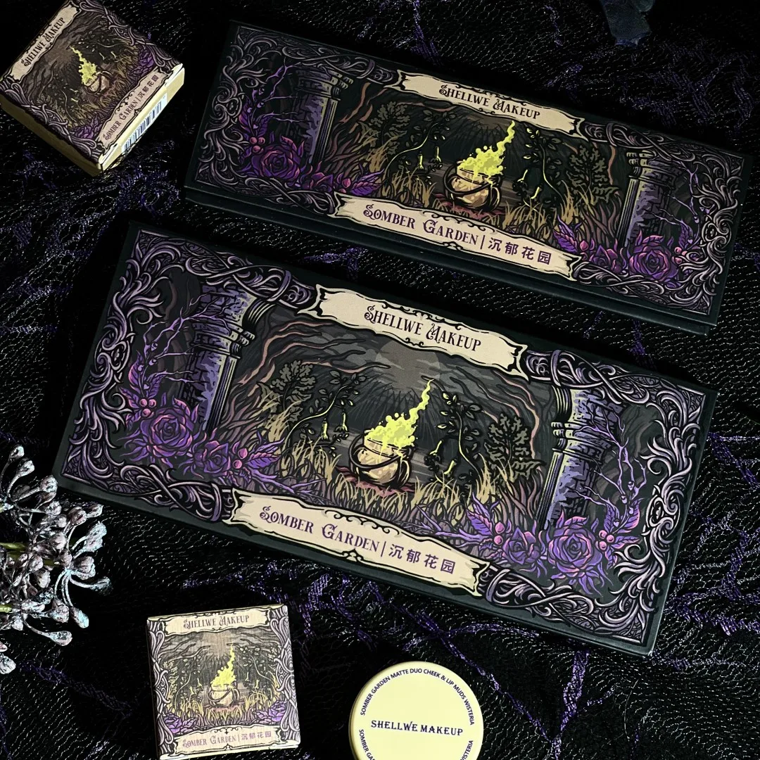 Новая палитра теней для век Shellwe Makeup x Freya86 Somber Garden Collection