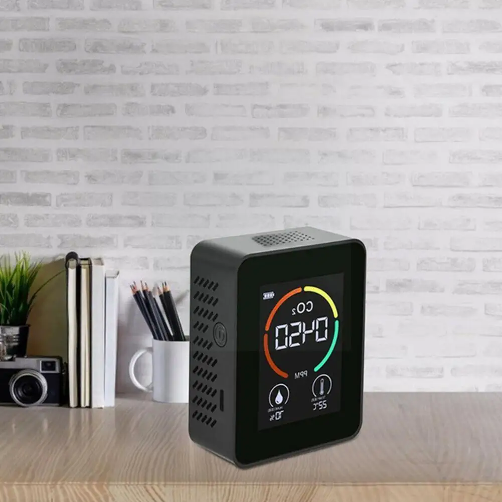 

3 In 1 Co2 Concentration Detection Thermometer Hygrometer Meter Humidity Portable Dioxide Digital Sensor Carbon Test Temper E4o0