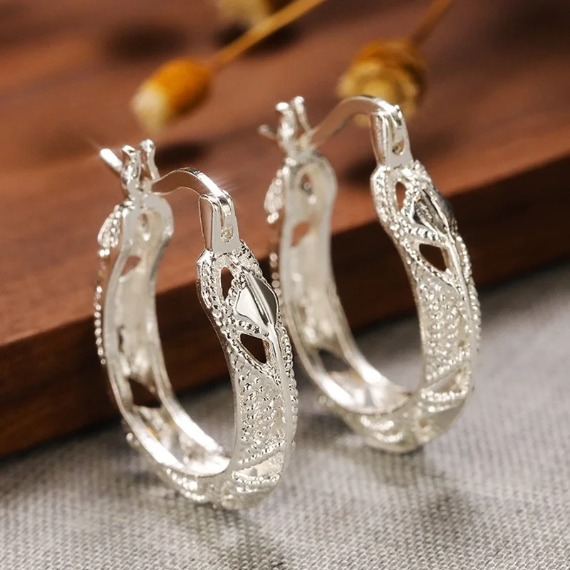 

Fashion Design Hollow Earrings Women's Earrings Partial National Style Diary Portable Multifunctional Jewelry