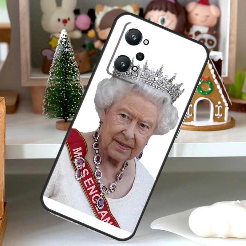 Чехол с изображением английской королевы Елизаветы II для Realme C11 C15 C21 C31 C35 C21Y C25Y C25s