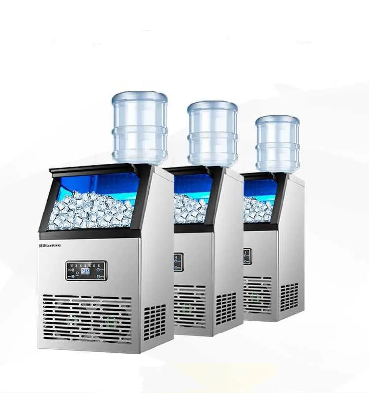 40kg Small Commercial Ice Cube Making Machine for Home and Supermarket Ice Maker