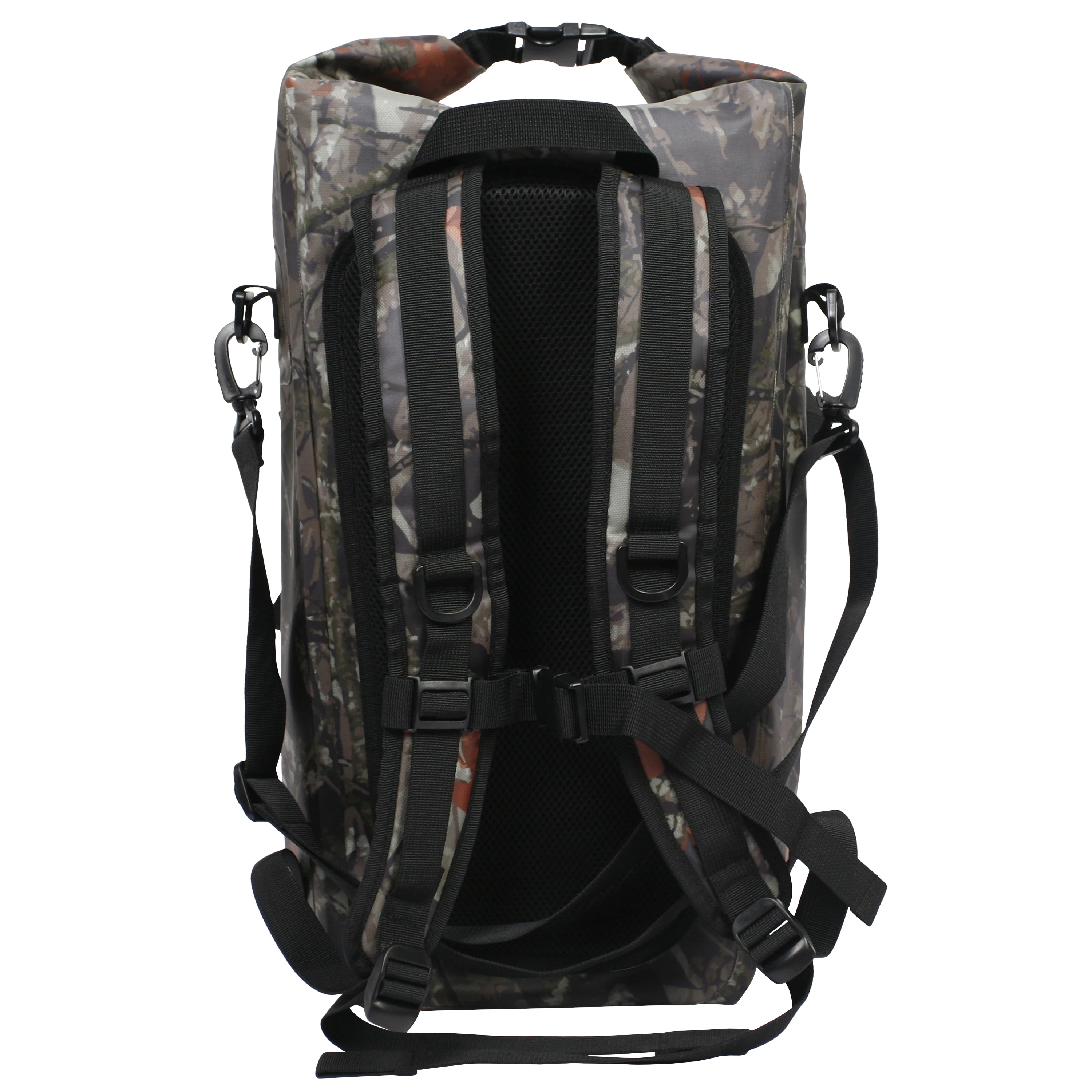Spring River Waterproof Roll Top Kayak Backpack, Red