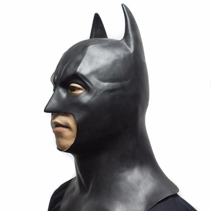 Маска Batman - Бэтмен: Латексная маска универсальная | Дом и сад