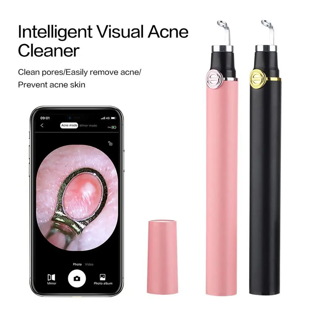 

Visual Blackhead Remover Set Acne Comedone Black Spot Pimple Blemish Remover Acne Treatment Pore Cleanser Needle Hook Skin Care
