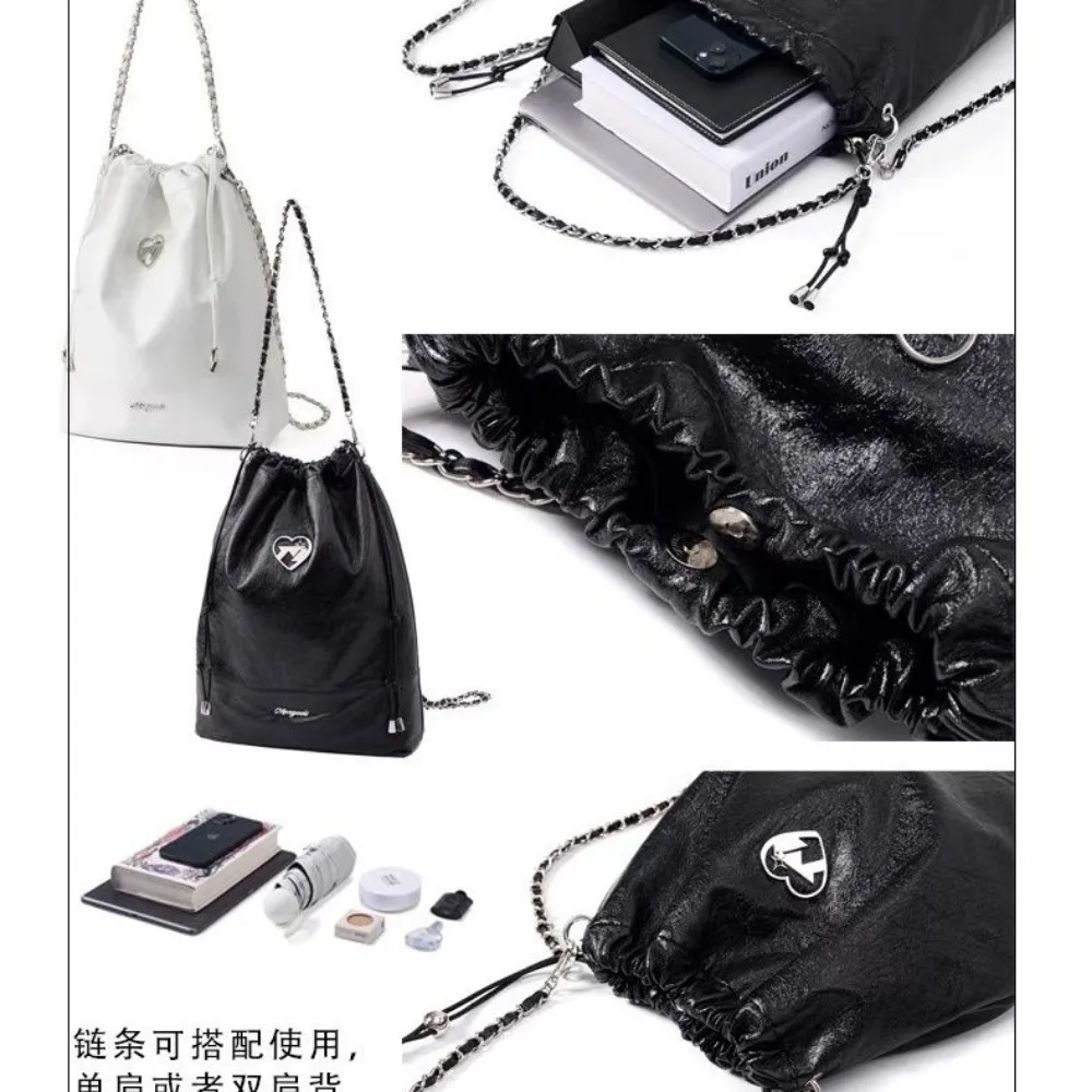 Корейский тренд Y2k женские сумки на плечо 2023 модная дизайнерская сумка цепочке