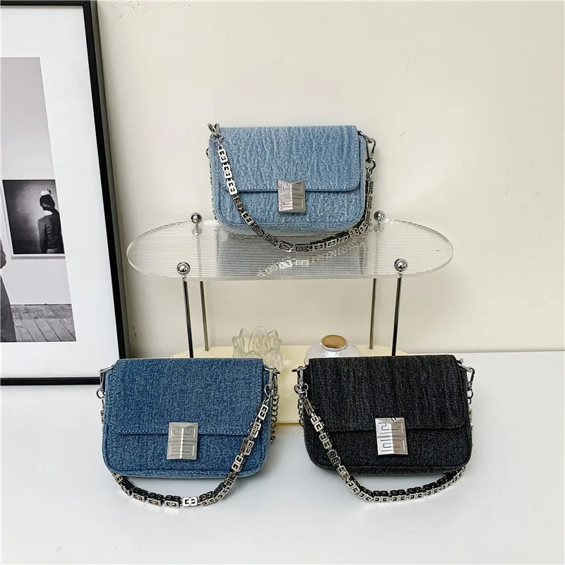 2023 New Fashion Shoulder Bag Luxury Handbag Top Brand Women Bag Quality PU Leather Messenger Bag Chain Handbag Small Square Bag