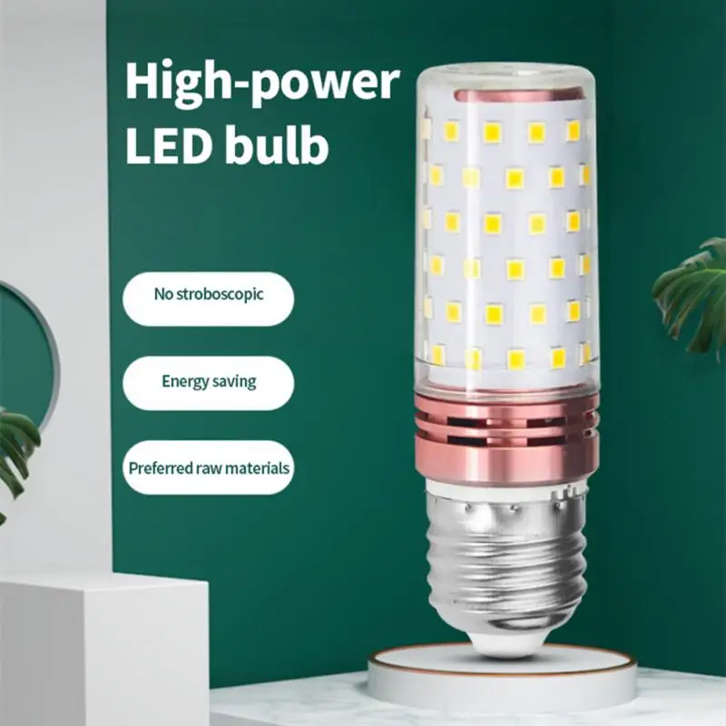 

E27 E14 LED Corn Bulb LED SMD 5730 220V Lampada LED Lamp Chandelier Candle LED Light Bombilla High Light Without Shadow Bubble