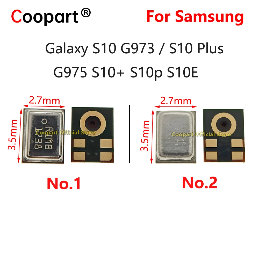 5 шт., Внутренний микрофон для Samsung Galaxy S10 G973 / S10 Plus G975 S10 + S10p S10E