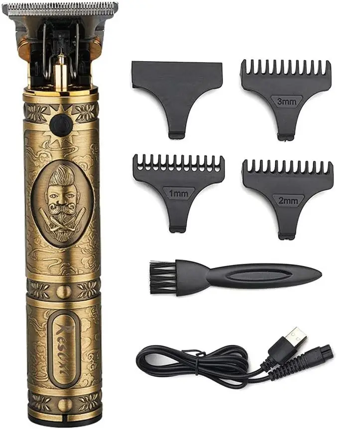 

Máquina Cortapelo para Hombres, Cortadora Eléctrica de Cabello para Hombres With 3pcs Peine de distancia limitada grabado USB