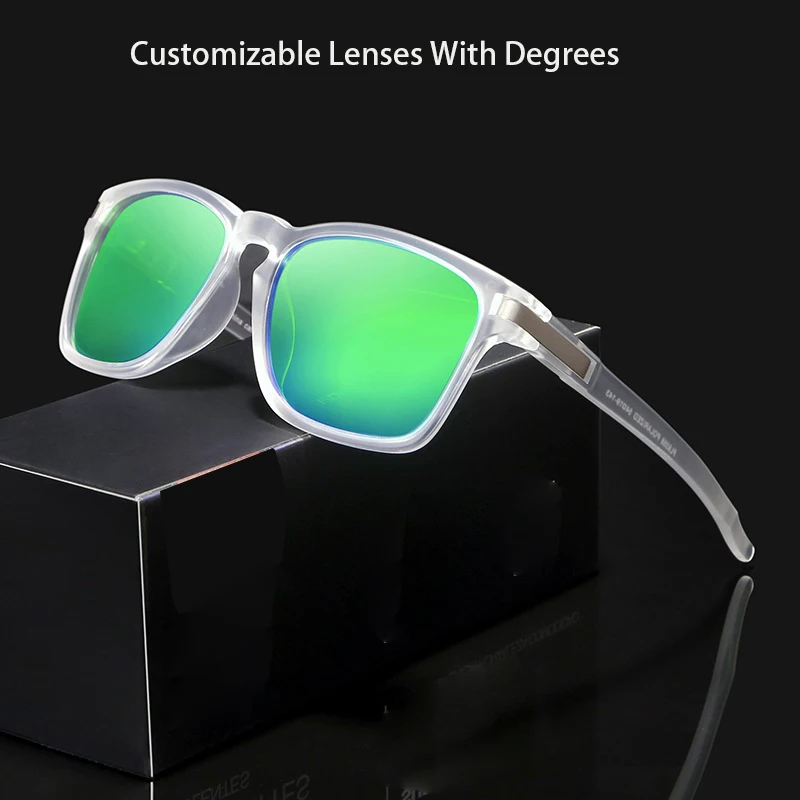Men's Polarized Sunglasses New Fashion Luxury Driving Sun Glasses For Men Women Optical Prescription Eyeglasses Frame Myopia