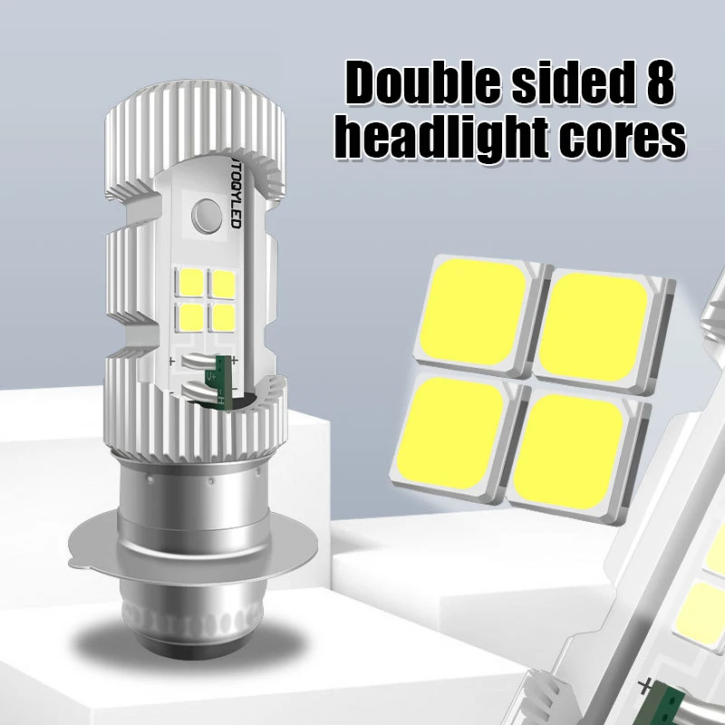 PA15D 1-светодиодные лампы для фар мотоцикла H6 Светодиодные мото-фры высокой