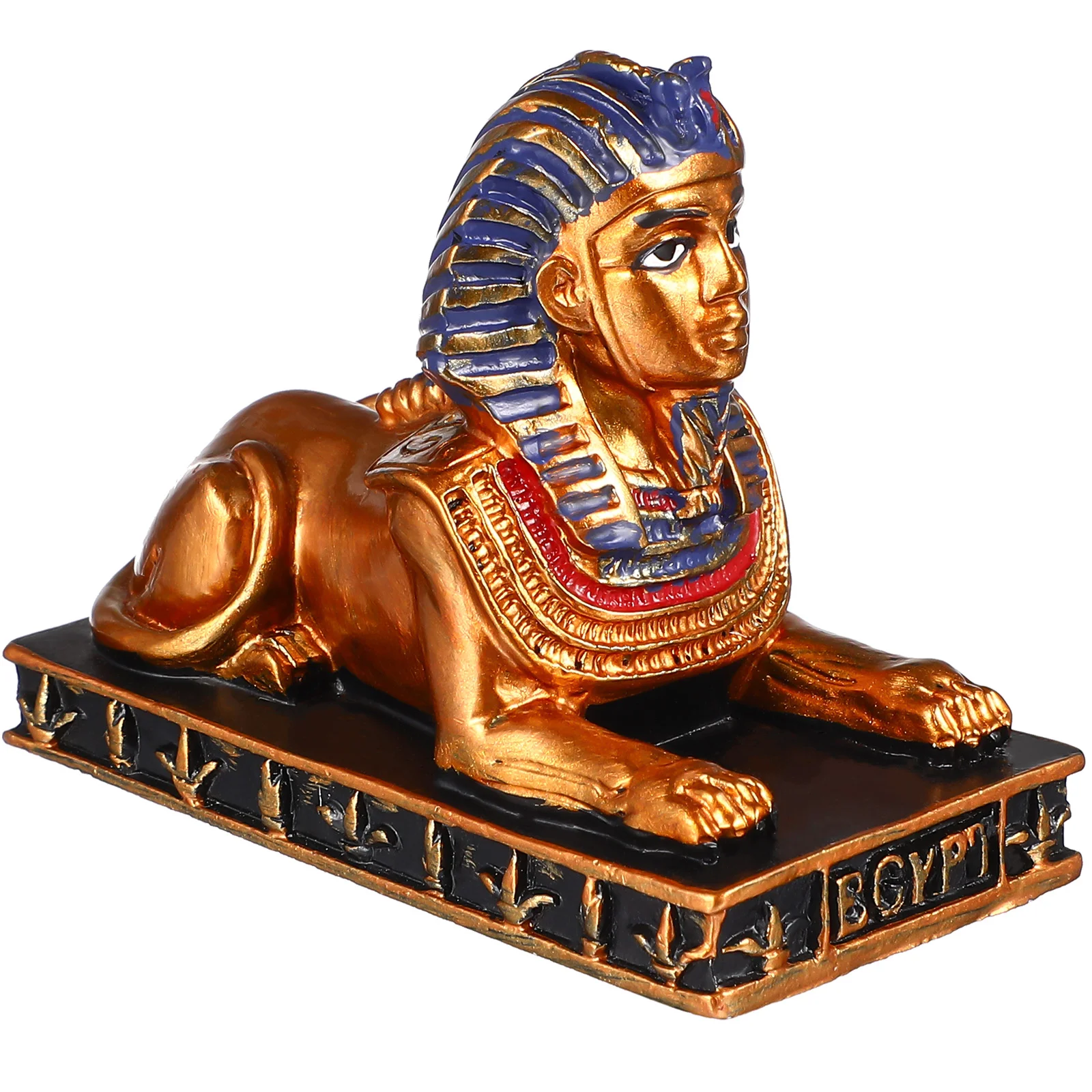 

Gold Folk Figurine Dining Table Centerpieces Sphinx Figurines Sets Ornaments Egyptian God Statues