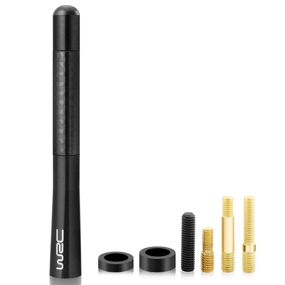 Короткая радиоантенна 12 см из углеродного волокна для Ford Focus Fiesta Peugeot Citroen Opel Astra