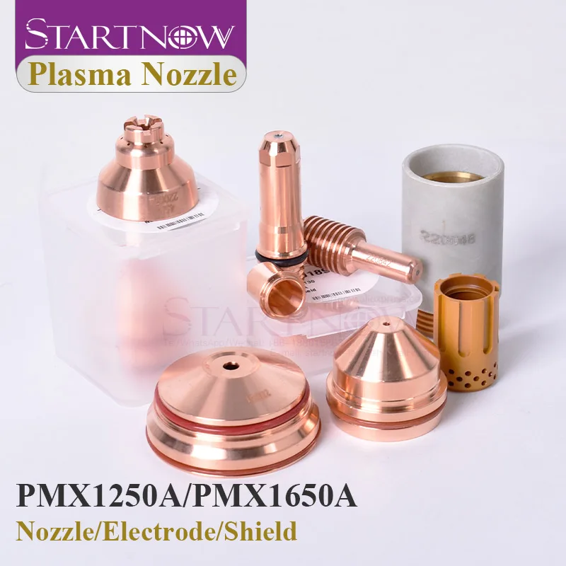 

Startnow Plasma Tip Shield 120929 220065 40-80A Plasma Electrode 120926 220037 PMX1250/1650A Series Cutting Nozzle 120925 228523