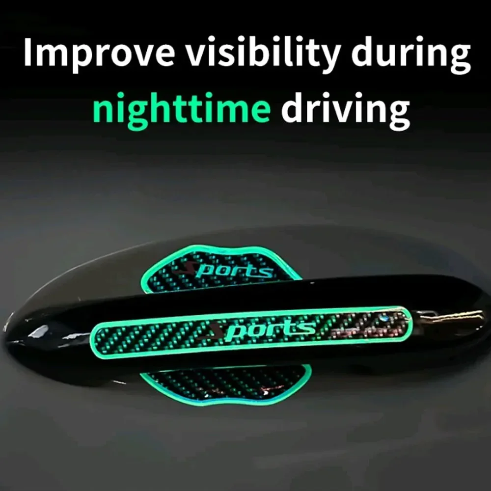 8 шт. дверная чаша автомобиля ручка защитная наклейка дверное зеркало заднего