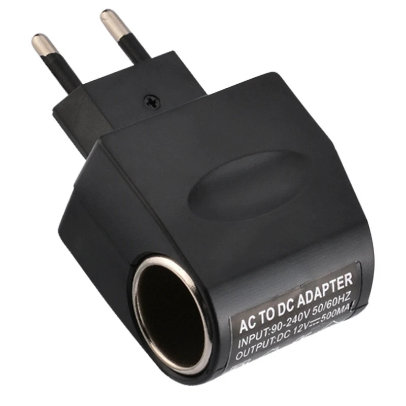 

Conveneint Car Cigarette Lighter Converter Socket AC 220V to DC 12V Adapter Plug for 6W Auto Appliances