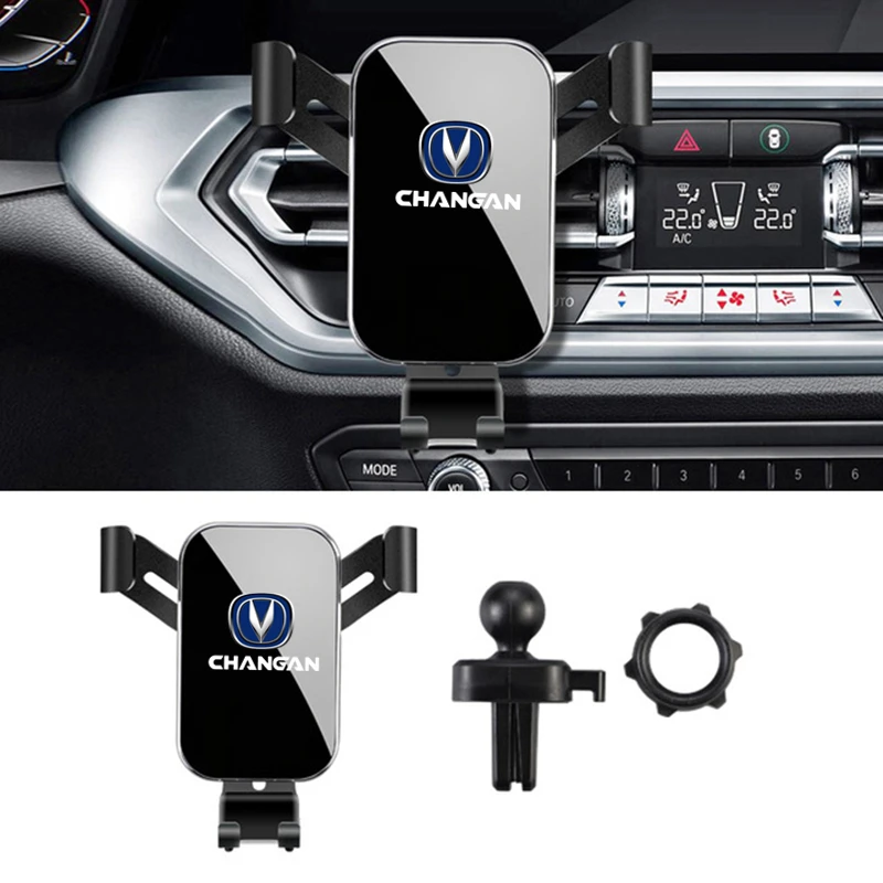 

Gravity Car Phone Holder Car Air Vent Clip Mount Mobile Phone Holder For changan cs35 cs15 cx70 cs55 cs95 cs75 cs75fl plus